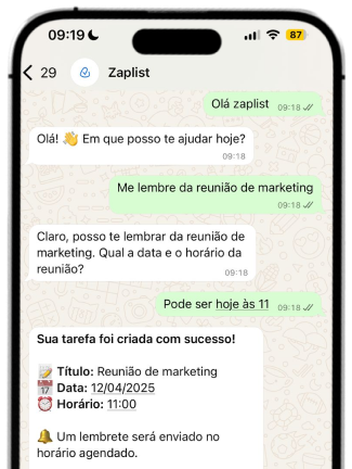 ZapList exemplo